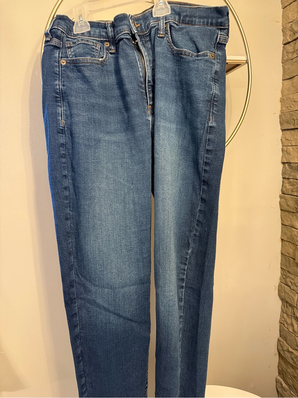Banana Republic Women's Blue Straight Leg Jeans